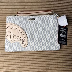 Sprayground Rose Money Clutch Pouchette Pouch Bag NEW